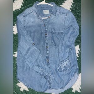 American Eagle Button-Up Denim Shacket​
